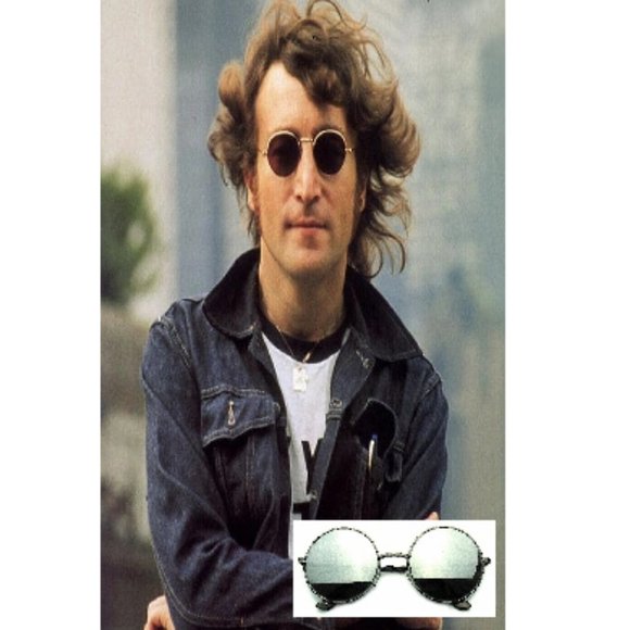 LENNON Style Mirrored Sunglasses - Picture 1 of 3